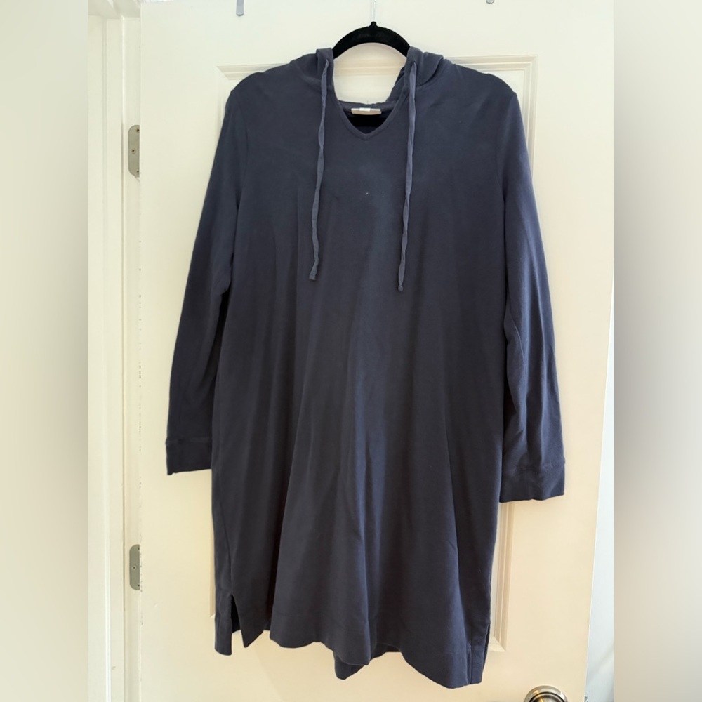 Pure Jill Navy blue hoodie with a relaxed fit - SZ Large